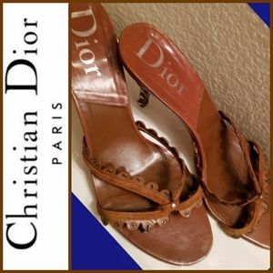 Christian Dior  Leather Sandals